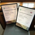 DFB Ehrenamtsurkunde zweimal an die TSG Dissen verliehen